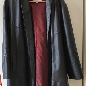 Woman leather jacket.